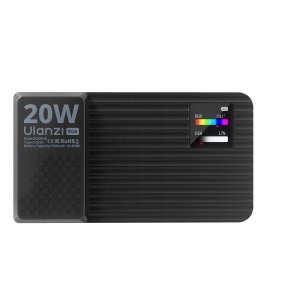 Lampa Led 20w Rgb Video 1800-9000k Do Telefonu Aparatu Kamery / Ulanzi K20rgb 9