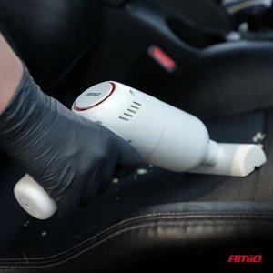 Odkurzacz samochodowy bezprzewodowy 40w 4,5kpa usb-c vc-07 hepa amio-04415 11