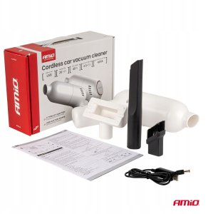 Odkurzacz samochodowy bezprzewodowy 40w 4,5kpa usb-c vc-07 hepa amio-04415 3