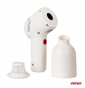 Odkurzacz samochodowy bezprzewodowy 40w 4,5kpa usb-c vc-07 hepa amio-04415 6