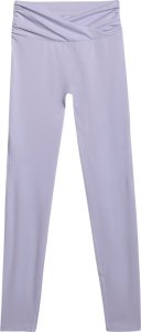 Legginsy damskie 4F FNK F369 jasny fiolet 4FWAW25TFTIF369 34S L 2