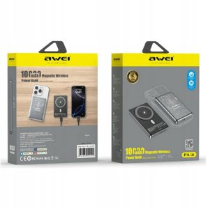 Powerbank Awei PA-31 10000mAh indukcyjny MagSafe szary 4