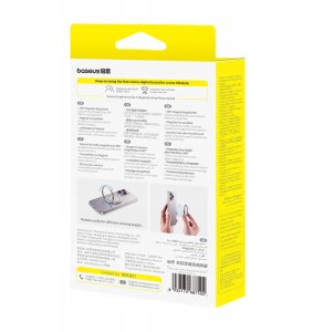 Ring magnetyczny Baseus MagPro II z funkcją podstawki - tytanowy 5