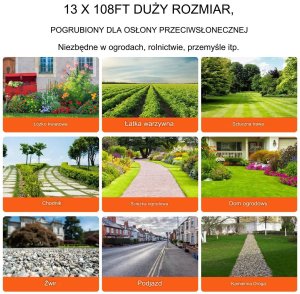 Geowłóknina ochronna, włóknina drogowa 2x100,6m 180 g/m 4