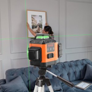 Laser obrotowy krzyżowy niwelator 30m poziomica laserowa 12 linii pomiarowych 8