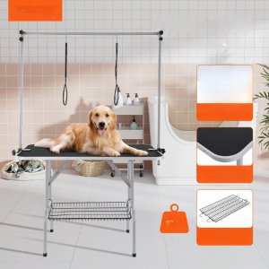 Stół groomerski trymerski dla psów kotów weterynaryjny blat 114 x 61 cm 13