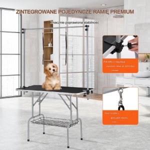 Stół groomerski trymerski dla psów kotów weterynaryjny blat 114 x 61 cm 3