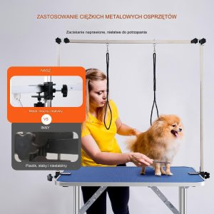 Stół groomerski trymerski dla psów kotów weterynaryjny blat 91 x 61 cm 7