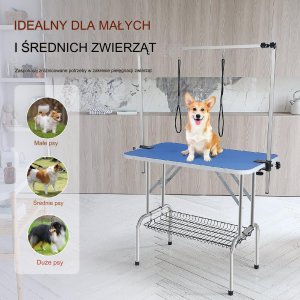 Stół groomerski trymerski dla psów kotów weterynaryjny blat 91 x 61 cm 10
