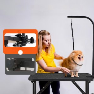 Stół groomerski trymerski dla psów kotów weterynaryjny blat 80x 46cm 9