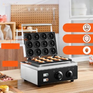 Gofrownica Donut do Pączków Opiekacz Gastronomiczna 6szt. 8