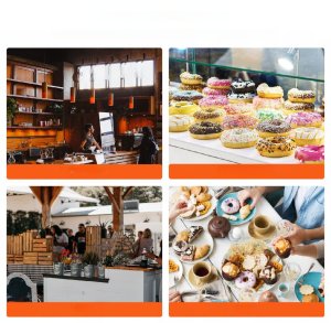 Gofrownica Donut do Pączków Opiekacz Gastronomiczna 6szt. 10