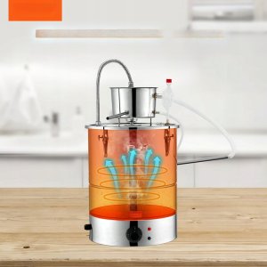 Destylator alkoholowy destylarka alkoholu wina z pompą dwubębnowa 30 L 7
