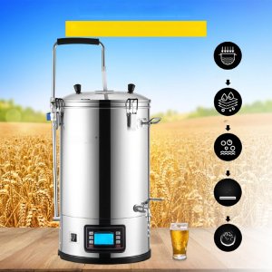 Kocioł warzelny zacierny warzelny do produkcji piwa 30L 2500W 9