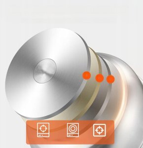 PAROWAR GARNEK do gotowania na parze gastronomiczny 5 poziomów 30 cm 14