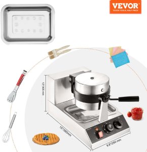 Gofrownica obrotowa do gofrów belgijskich gastronomiczna 1300W 5