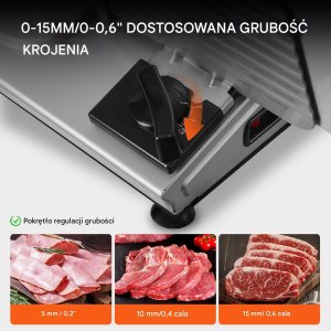 KRAJALNICA GASTRONOMICZNA DO MIĘSA SERA 180 W 2