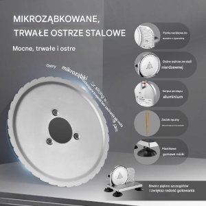 Krajalnica do CHLEBA WĘDLIN SERA WARZYW Ręczna 015,24 cm 3