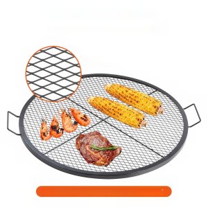 Ruszt do ogniska 91 cm - stalowy z uchwytem - przenośny grill turystyczny 11
