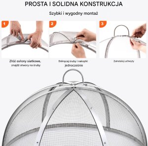 Pokrywa Iskrochronna do Paleniska 102 cm 5