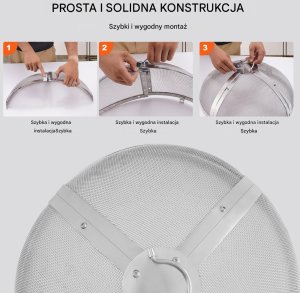 Osłona Iskroochronna do Paleniska 51 cm 6