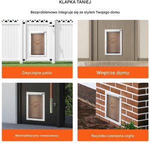 Wymienna Klapa do Drzwiczek dla Zwierząt Rozmiar L 6
