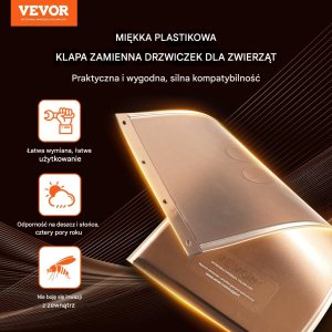 Wymienna Klapa do Drzwiczek dla Zwierząt Rozmiar L 7