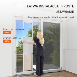 Drzwiczki dla Psa do Szklanych Drzwi Przesuwnych XL 3