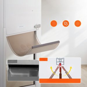 Drzwiczki dla Psa do Drzwi Przesuwnych Aluminiowe Regulacja Wysokości XL 11