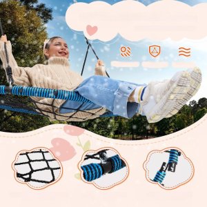 Okrągła Huśtawka Ogrodowa Pająk 9