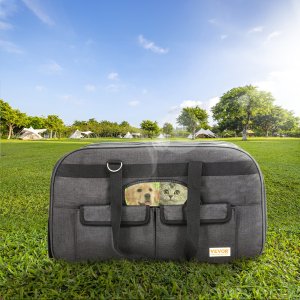 Transporter plecak dla kota psa na kółkach sztywny solidny duży ze stelażem 8