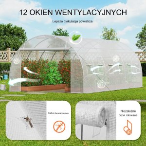 Szklarnia Tunelowa 3x6x2 m 12
