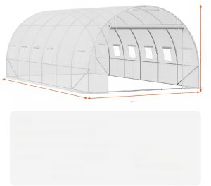 Szklarnia Tunelowa 3x6x2 m 2
