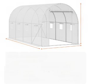 Szklarnia Tunelowa 24.52 m 2