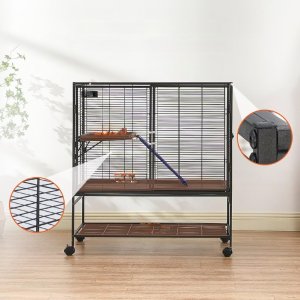 Vevor Metalowa Klatka dla Małych Zwierząt 100 cm 9