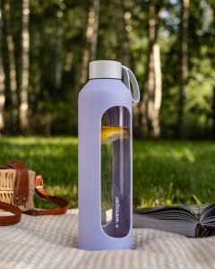 Wessper Szklana butelka Wessper B1 Borosilicate 1000ml Lavender  (WES260-VI-NEW) 9