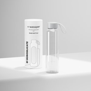 Szklana butelka Wessper B1 Borosilicate 500ml Transparent  (WES260-500-TR-NEW) 7