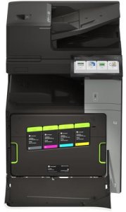 Lexmark CX833se - Multifunktionsdrucker - Farbe - Laser - A4/Legal (Medien) - bis zu 55 Seiten/Min. (Kopieren) - bis zu 55 Seiten/Min. (Drucken) - 700 Blatt - USB 2.0, Gigabit LAN, Wi-Fi(ac), USB 2.0-Host 5