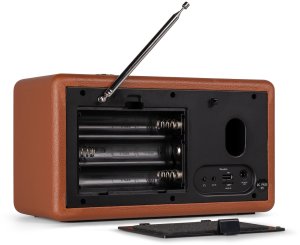 Radio Audizio Radio retro DAB FM BT Tune60 brązowe one size 11