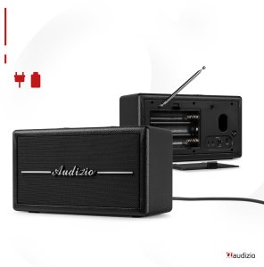 Radio Audizio Radio retro DAB FM BT Tune60 czarny one size 18