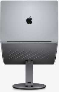 Spigen LD204H Laptop Stand Hub - Podstawka / stojak pod laptopa z Hubem 6 w 1 (Space Grey) 13