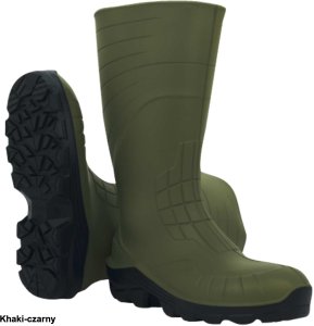 AEROBUILD S5 CI FO SR S5 SRC - KALOSZE WYSOKIE BEZPIECZNE Z PVC FLEX PODNOSEK CHOLEWKA WYSOKOŚĆ 42 cm - khaki-czarny 47 2