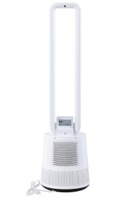 Wentylator Lean Wentylator Bezłopatkowy Podłogowy Oscylacja Timer Wyświetlacz LCD PILOT 6