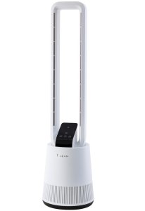 Wentylator Lean Wentylator Bezłopatkowy Podłogowy Oscylacja Timer Wyświetlacz LCD PILOT 8