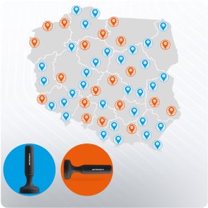 Antena RTV Berdsen Antena wewnętrzna 360 stopni TV ultra HD 4K BD-956 czarna 11