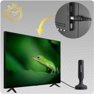 Antena RTV Berdsen Antena wewnętrzna 360 stopni TV ultra HD 4K BD-956 czarna 10