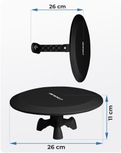 Antena RTV Berdsen Antena wewnętrzna zewnętrzna TV ultra HD 4K BD-955 czarna 4