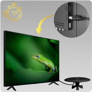 Antena RTV Berdsen Antena wewnętrzna zewnętrzna TV ultra HD 4K BD-955 czarna 9