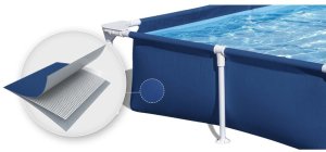Bestway Basen prostokątny stelażowy 221x150x43 cm 16w1 56401N 3