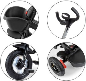 Milly Mally Rowerek Trójkołowy Movi Black-Pink 11